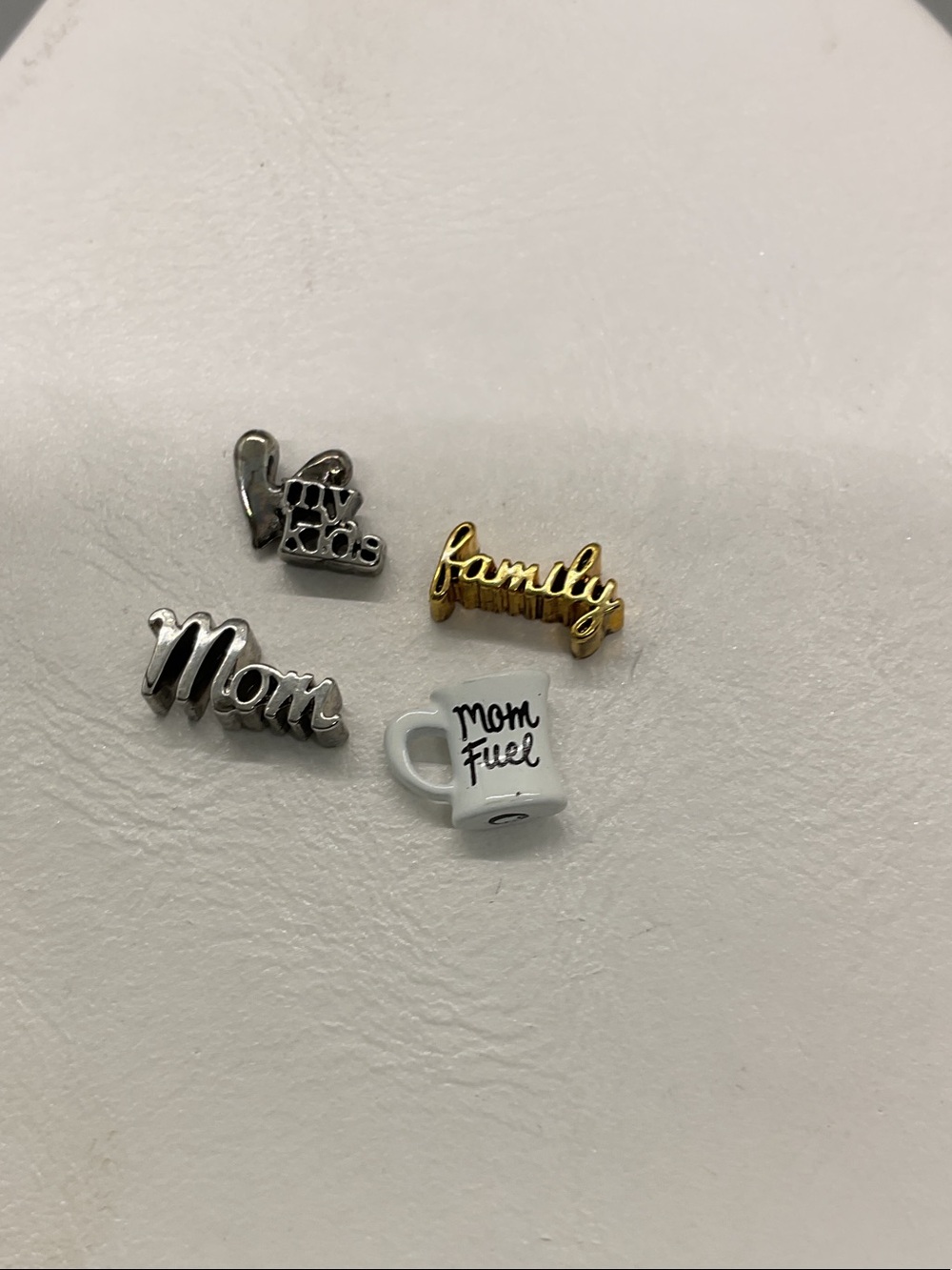 Origami Owl Mom Themed Charm Set